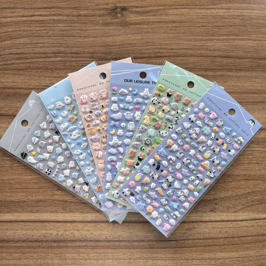 Japanisches Sticker-Paket 5x Bögen